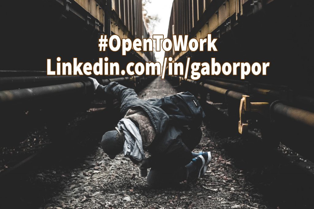 I, Gabor Por, am #OpenToWork